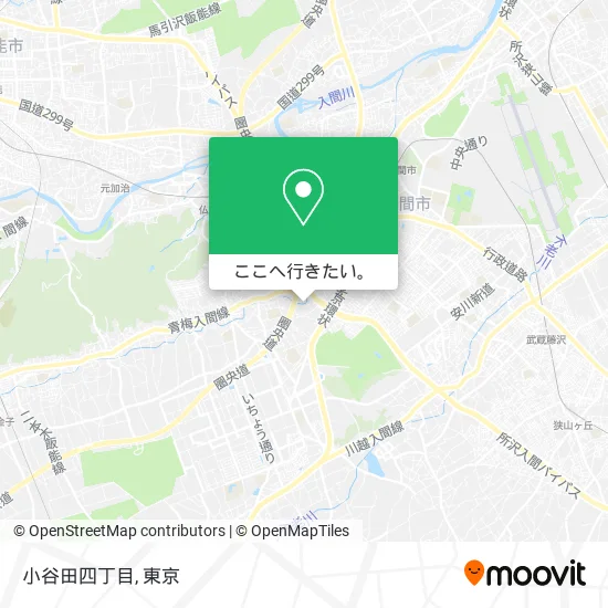 小谷田四丁目地図