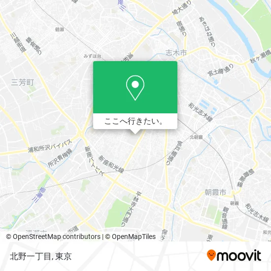 北野一丁目地図