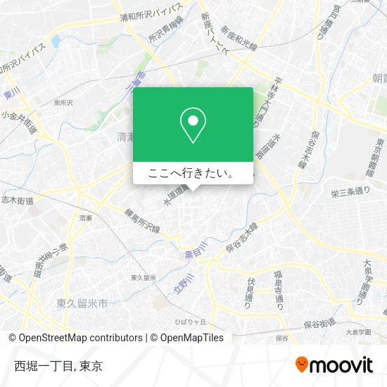 西堀一丁目地図