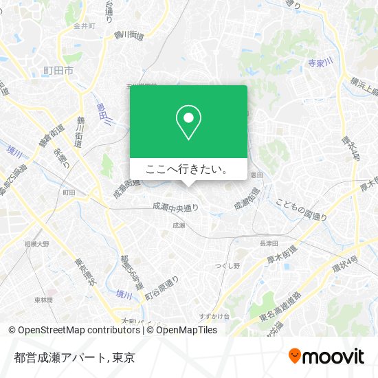 都営成瀬アパート地図