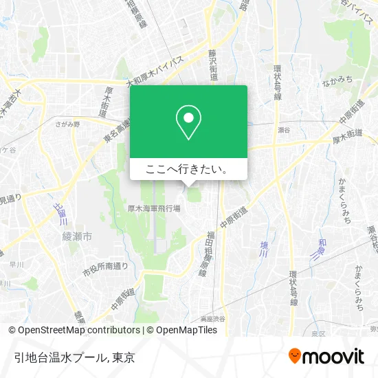 引地台温水プール地図