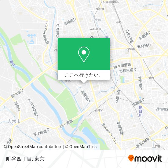 町谷四丁目地図