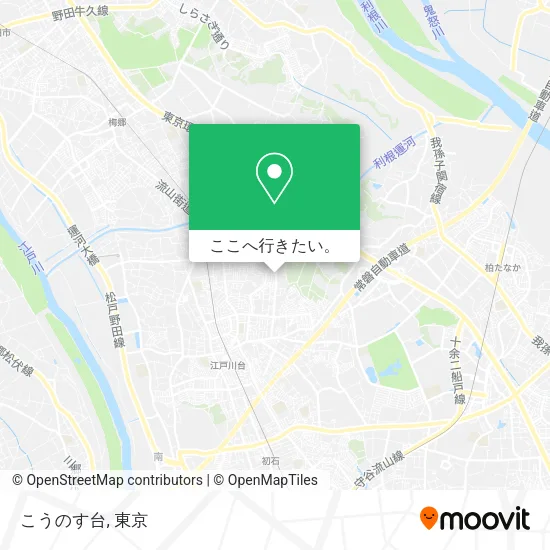 こうのす台地図