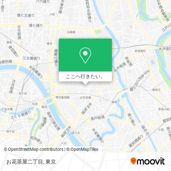 お花茶屋二丁目地図