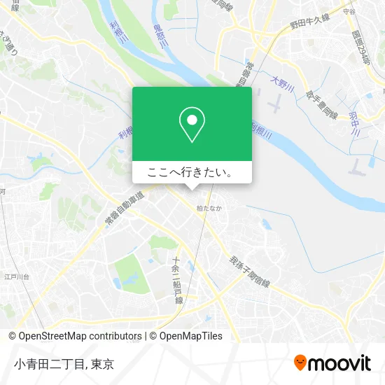 小青田二丁目地図