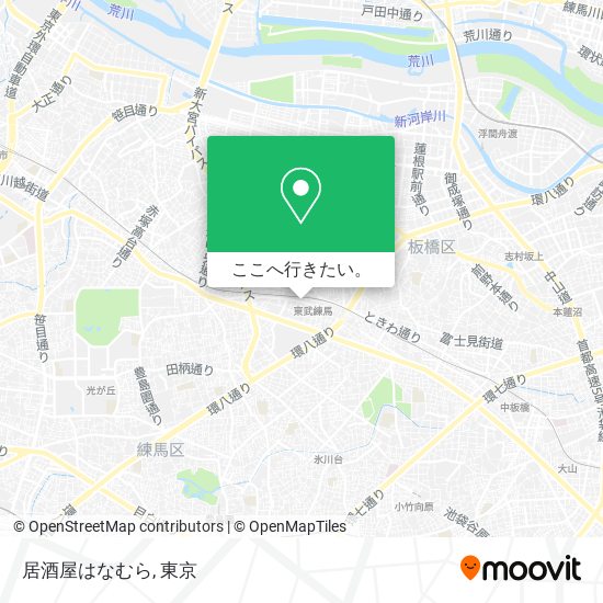 居酒屋はなむら地図