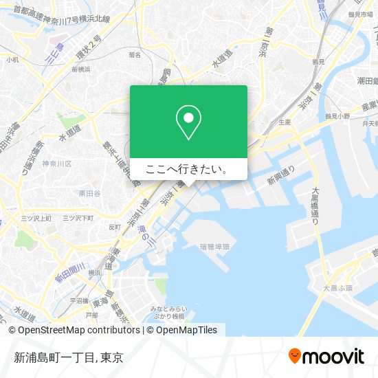 新浦島町一丁目地図