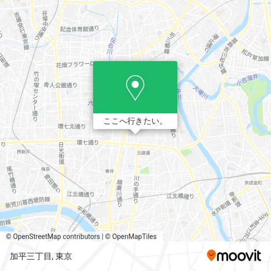 加平三丁目地図