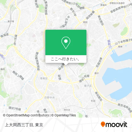 上大岡西三丁目地図
