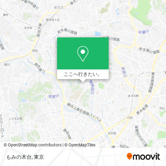 もみの木台地図