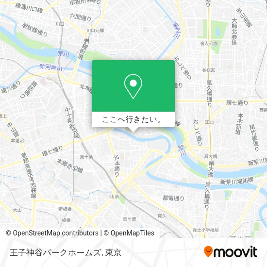 王子神谷パークホームズ地図