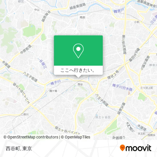 西谷町地図