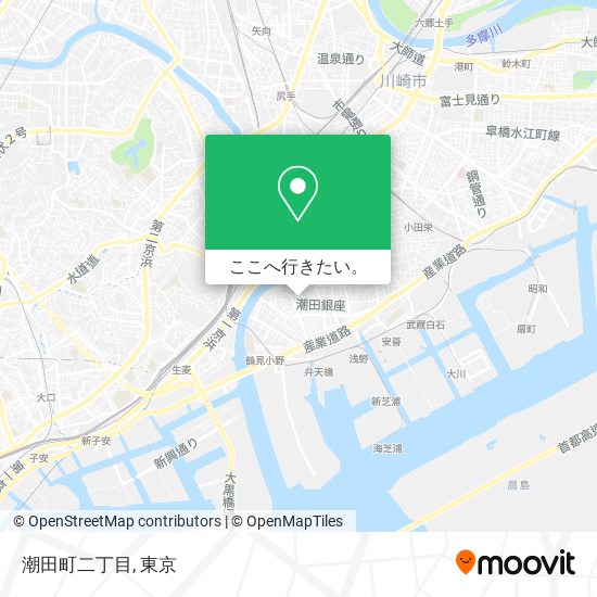 潮田町二丁目地図