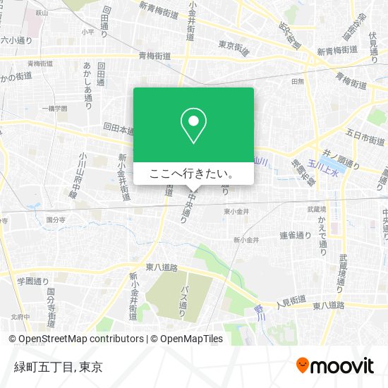 緑町五丁目地図