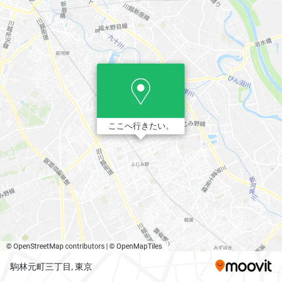 駒林元町三丁目地図