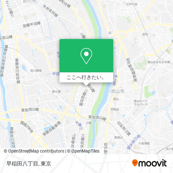 早稲田八丁目地図