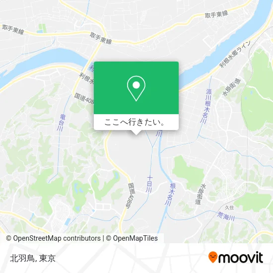 北羽鳥地図