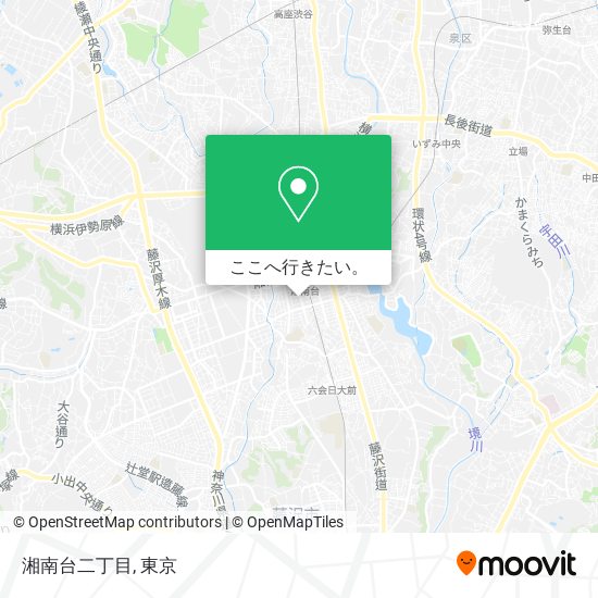 湘南台二丁目地図