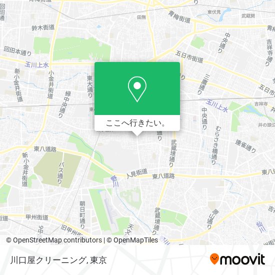 川口屋クリーニング地図