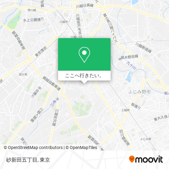 砂新田五丁目地図