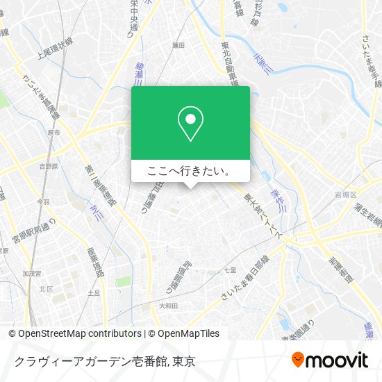 クラヴィーアガーデン壱番館地図