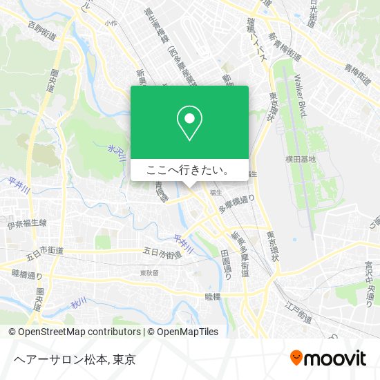 ヘアーサロン松本地図