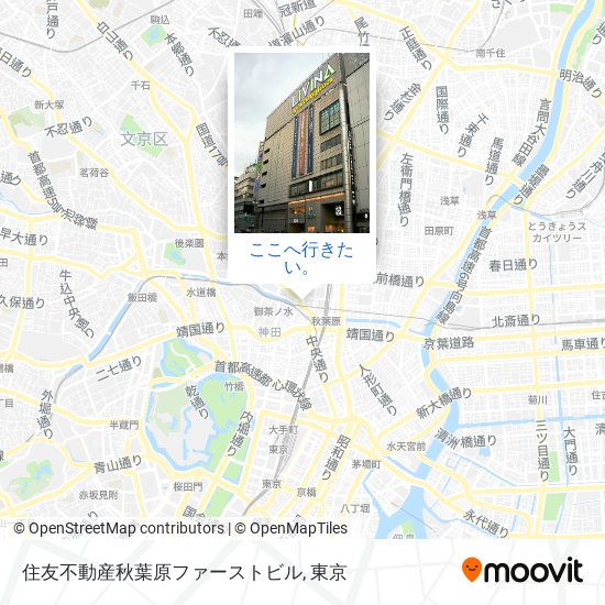 住友不動産秋葉原ファーストビル地図