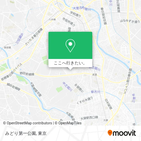 みどり第一公園地図