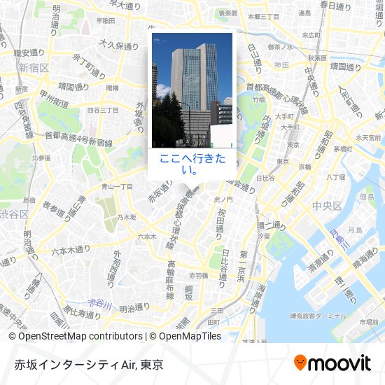 赤坂インターシティAir地図