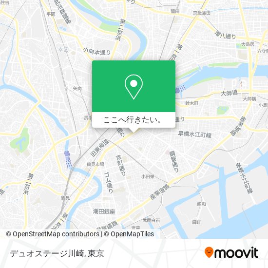 デュオステージ川崎地図