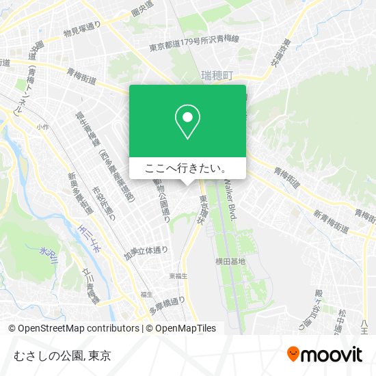 むさしの公園地図