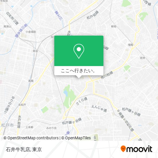 石井牛乳店地図