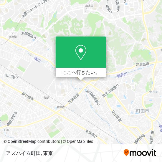 アズハイム町田地図