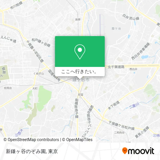 新鎌ヶ谷のぞみ園地図