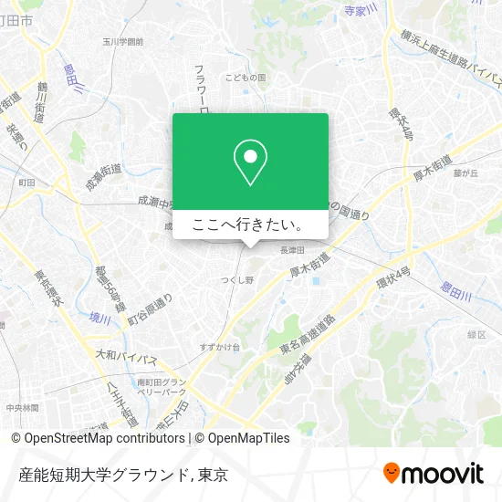 産能短期大学グラウンド地図