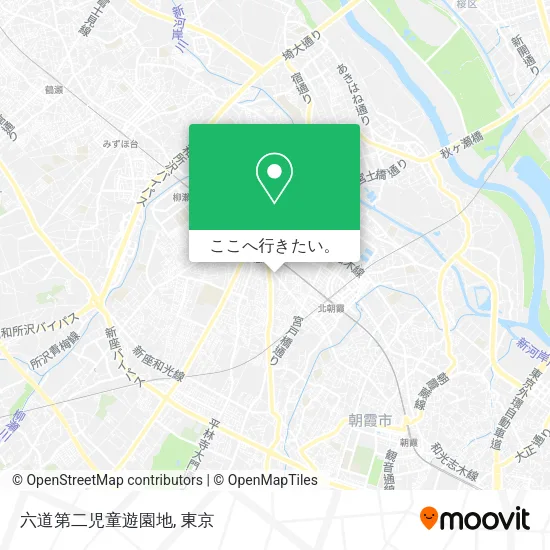 六道第二児童遊園地地図