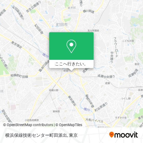 横浜保線技術センター町田派出地図