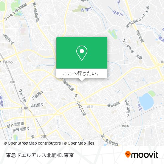 東急ドエルアルス北浦和地図