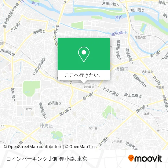 コインパーキング 北町狸小路地図