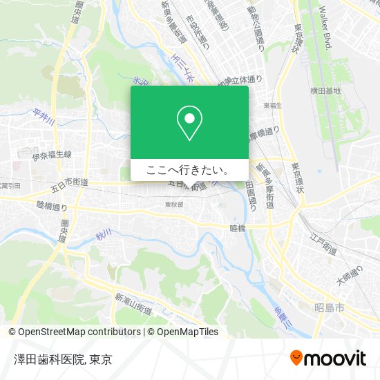 澤田歯科医院地図