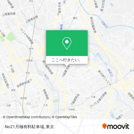 No21月極有料駐車場地図