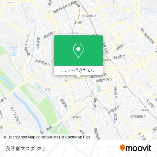 美容室マスダ地図