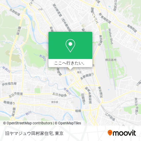 旧ヤマジュウ田村家住宅地図