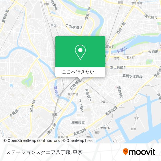 ステーションスクエア八丁畷地図