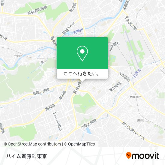 ハイム斉藤B地図