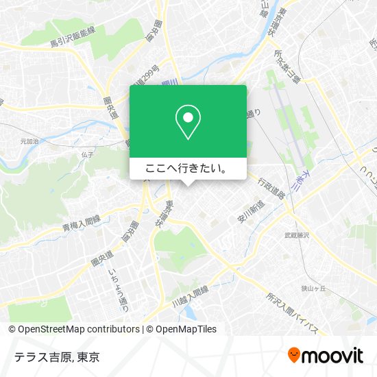 テラス吉原地図