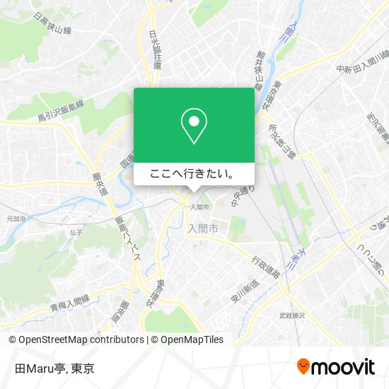 田Maru亭地図