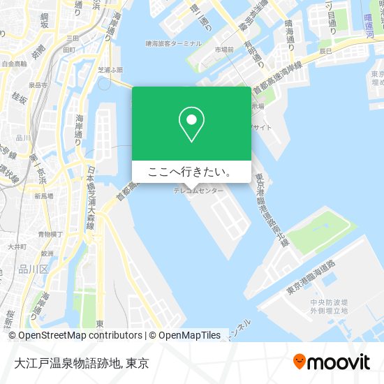 大江戸温泉物語跡地地図
