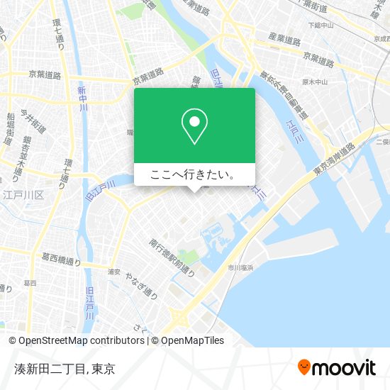 湊新田二丁目地図