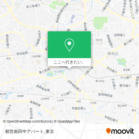 都営南田中アパート地図